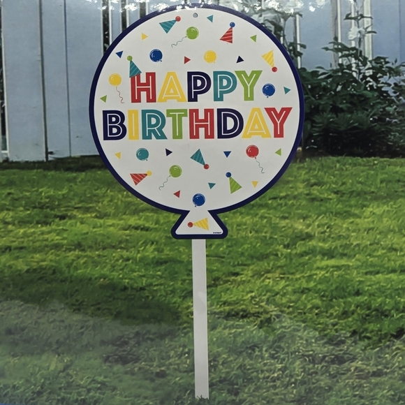 321 Party! Peppy Birthday Yard Signs - Picture 1 of 6